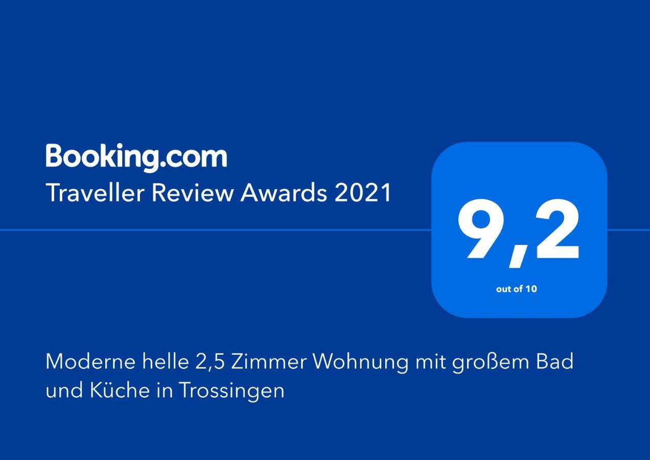 Moderne Helle 2,5 Zimmer Wohnung Mit Grossem Bad Und Kueche In Trossingen Esterno foto